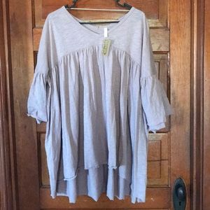 Mauve Bell Sleeved Top